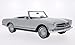 Produktbild Mercedes 280 SL Pagode (W113), silber, Modellauto, Fertigmodell, Premium ClassiXXs 1:12