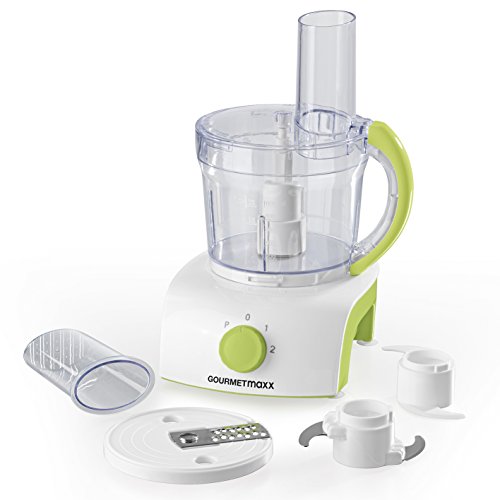 GOURMETmaxx Multifunktionale Küchenmaschine mit 3 verschiedenen Einsätzen zum Mixen, 1 L, 350 W, grün - 2
