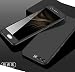 Produktbild Huawei P9Lite Case, Very Light Slim 360° Full-Edge Encase Combined 2 In 1 Ultra Hybrid Cover With Glass, WEIFA Newest Ultralight Slim Anti-Scratch CellPhone Case For Huawei P9 Lite Black