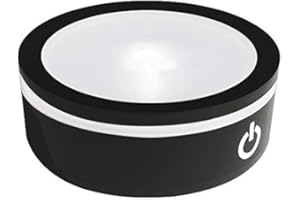 EUSTUMA Support Rond de Lampe LED antidérapant avec Plusieurs Couleurs, adapté à l'artisanat de Boule de Cristal de Verre, décoration de fête de Vacances. (Base Plate)