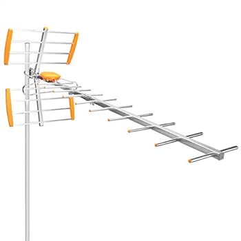ANFEL 18db Antenna TV Tripla Digitale Terrestre 4K ULTRA HD UHF 21-48 Esterno, Con Filtro 5G LTE, Per Ricezione Il Segnale Digitale Terrestre DVB- T/T2, Frequenze 470-694Mhz (ANFEL 18 DB - Foto 8