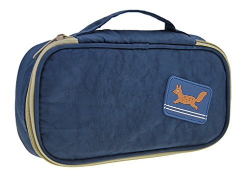 Multifunktionale Reisentasche - Elektronische Tasche, Kosmetiktasche, Medizintasche, Digital Speicher Paket Datenkabel Paket Tragetasche Elektronik Zubehör Tragbare Reisetasche Organisator Tasche Dunkelblau
