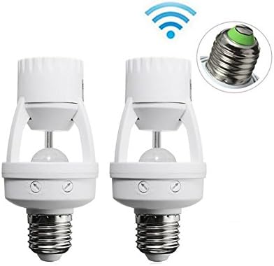 Leeminus E27 220V Infrared PIR Motion Sensor Light Bulb Switch Holder Converter