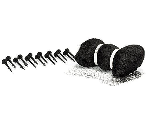 Teichnetz – Gartenteichnetz 4,5m x 6m , 27 qm leicht aufzubauend, Abdecknetz Vogelschutznetz, Schützt vor Laub, Schmutz, Vögeln – Haltbar, Durchsichtig. Hält Teich und Pool schön und sauber - 2