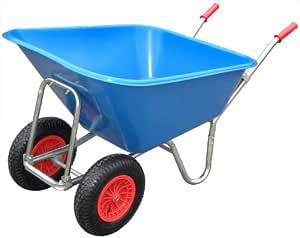 Carriola A Doppia Ruota Elevon - Capacità 5 Piedi Cubi, Supporto Integrato, Per Giardino E Cortile