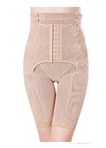 Lilith-Lover Perfect Tummy Control Shaper Panties Seamless Body Shaper for Women Tummy Control Shapewear Thigh Slimmers Shapewear Underbust Shapewear Pants - Beige 1 - XXL