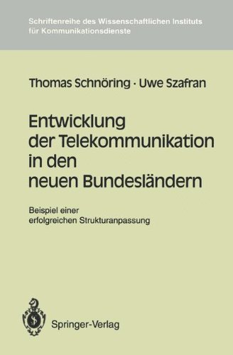 Pdf Entwicklung Der Telekommunikation In Den Neuen Bundeslandern Beispiel Einer Erfolgreichen Strukturanpassung Schriftenreihe Des Wissenschaftlichen Instituts Fur Kommunikationsdienste Download Iraldojiayomide