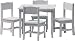 IB-Style - Children's seating area ENZO white | 5 pieces | 4 chairs + 1 table | children table and chairs set nursery furniture kids
