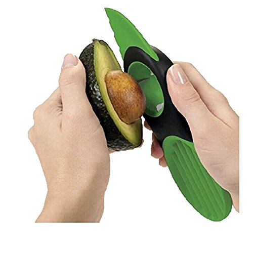 3 in 1Avocadoschneider Avocadoschäler – Grün - 4