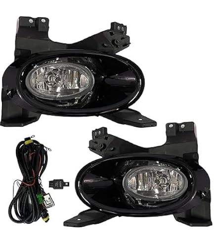 Auto Pearl Car Fog Lamp Lights With Wiring kit and Switch