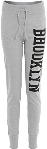 SADI FASHION Womens Brooklyn Printed Ladies Bottoms Adjustable Tie Waistband Stretch Tracksuit Jogging Joggers Pants Size 8-26