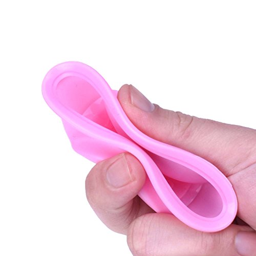 Goodlucky365 12 Stück Seifenformen Silikon Quadrat Rund Oval Seifenform – 100% handgemachte Platz Silikon - 7