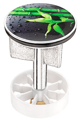 Cornat SA1028 Waschbecken - Stöpsel Motiv PIANO BLACK