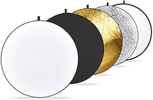 Hanumex 5-in-1 Collapsible Photo Light Reflector 42