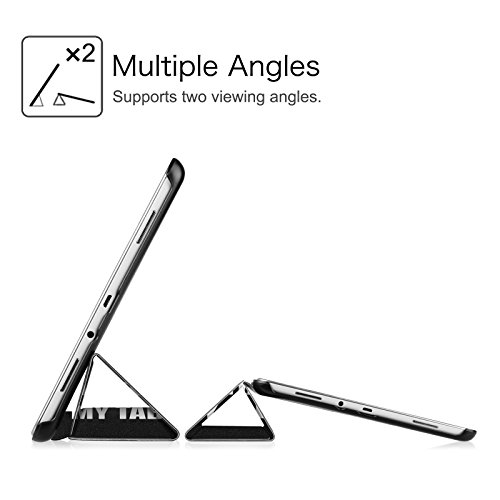 Fintie Samsung Galaxy Tab A 9.7 Hülle Case – Ultra Schlank Superleicht Ständer Smart Shell Cover Schutzhülle Etui Tasche mit Auto Schlaf / Wach Funktion für Samsung Galaxy Tab A 9.7 T550N / T555N 24,6 cm (9,7 Zoll) Tablet-PC, Don’t Touch - 8