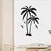 Produktbild HAIMACX Hintergrund Wandaufkleber Kokospalme Schlafzimmer Wohnzimmer Dekoration Kreative Hintergrund Entfernbare Wandaufkleber 45X80 cm
