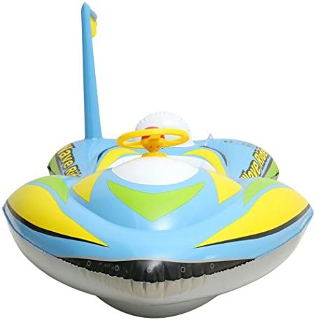 ZLFT Inflatable Airplane Baby Kids Toddler Infant Swimming Float Seat Boat Pool Ring (Blue/Airship)