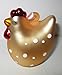 Produktbild Glas Dekofigur Modell: Huhn Figur zum aufhängen auch als Christbaumschmuck Inhalt: 4 Stück - So macht Hühnerhaltung Spaß  Der Anblick dieser farbenfrohen gestylten, frech gepunkteten hochwertigen Hühner zum Hängen garantiert gute Laune, selbst wenn die Sonne mal nicht scheint. Aus Glas, lackiert. Abmessung: ca. L 8 x B 6 x H 9 cm. Farbe: Nude Glasfigur.