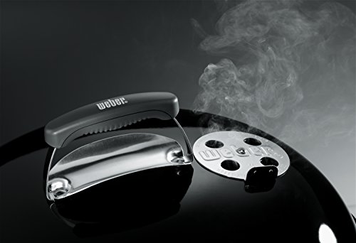 Weber 1321004 Compact Kettle, Holzkohle-Kugelgrill 57 cm, Schwarz - 10