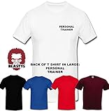 Personal Trainer - Work Uniform T-Shirt Unisex Writing on Back and Front 5 Colours