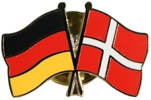 Flaggenfritze® Freundschaftspin Deutschland - Dänemark