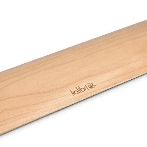 kalibri Premium Handgelenkauflage in Ahornholz für ergonomisches Arbeiten an der Tastatur – Handballenauflage für PC und Notebook - 2