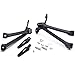 Rider Rear Passenger Footrests Foot Pegs Motor Foot Rests 2PCS Fit For Suzuki GSX-R 600/750 2008 2009 2010