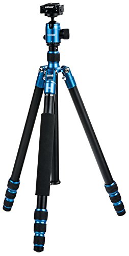 Drr 380130 Foto-und Videostativ HQ-1635 4-teilig Aluminium schwarz/blau