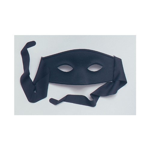 Herren Schwarz Zorro Banditenmaske