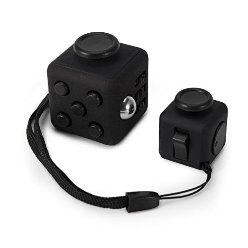 VHEM Fidget Cube Relieves Stress and Anxiety Attention Toy for Adults/Children, Black, Set of 2 VHEM Fidget Cube Relieves Stress and Anxiety Attention Toy for Adults/Children, Black, Set of 2