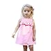 Produktbild JERFER Solide Rüschen Ärmellos Kleinkind Baby Kinder Mädchen Kleid Outfits Kleidung Kleid