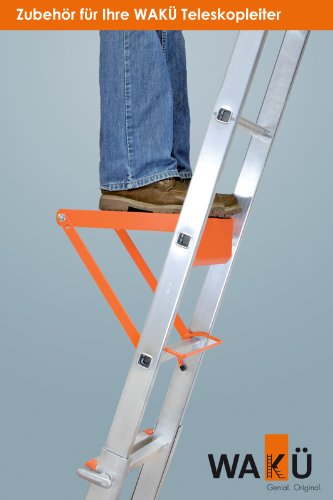 Plattform zum Einhängen in Leitern, Stehleitern, Anlegeleitern