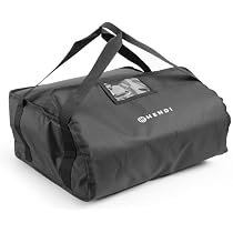 Borsa Termica Per Pizza Baoblaze – 40x40x15 Cm, Con Doppia Cerniera E Manico Rinforzato, Per Consegne E Picnic