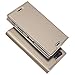 Produktbild Sony Xperia X Compact / Sony Xperia X Mini Hülle, KKEIKO® Sony Xperia X Compact Leder Handyhülle Schutzhülle [ mit Gratis Panzerglas Schutzfolie ], Stoßsichere Lederhülle Brieftasche case für Sony Xperia X Compact / X Mini - Gold