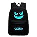 Price comparison product image Pokemon Negro GO luminoso Mochila Children's Backpacks Black Rucksack / Backpack / School Bag with bluer flash pattern design