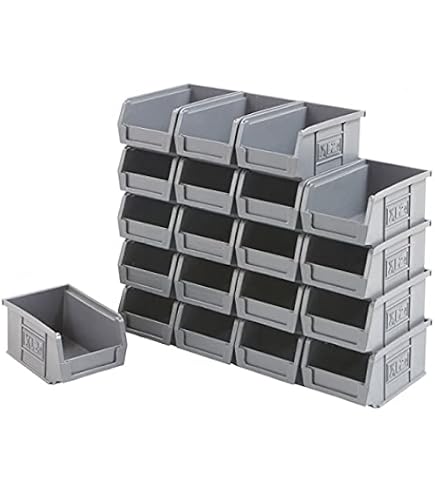 BiGDUG Essentials Large Plastic Stacking Pick Bin - 32h X 49.5w X 39d