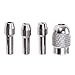 Produktbild OUNONA 4 Stücke Elektrische Schleifen Bohrer Spannzangen Adapter Mutter Kit Set Elektrische Mühle Edelstahl Spannzangenfutter Spannzange Mutter Schleiffutter Kit 1mm 1,5mm 2,35mm