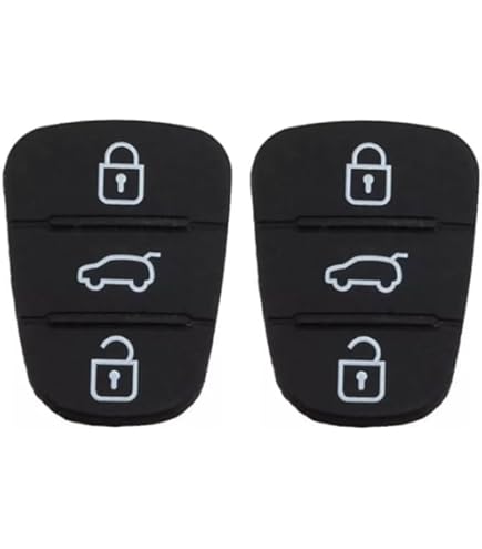 KEYYOU Per Hyundai Verna Per Kia Picanto Silicone 2 Pulsanti - Foto 8