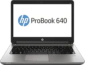 (Renewed) HP ProBook 640 G1 14-inch Laptop (Core i5 4th Gen/8GB Ram (Upgradable to 16Gb )/500gb Hdd /Windows 10 Pro/ 4 GB Intel HD Graphics,Wifi, Webcam) ( 6 Months Onsite Warranty )
