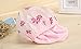 Moolecole Women Waterproof Hair Dry Lined Shower Cap Floral Double Layer Bathing Cap Elastic Band Spa Shower Hat Pink