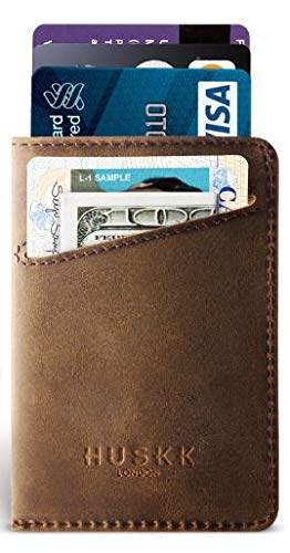 HUSKK Herren Geldbörse, Dunkelbraun [CSC-DBCH-RFID] (Braun) - CSC-DBCH-RFID