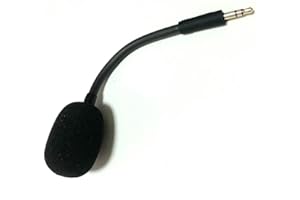 WADETONG Microfono per cuffie Razer Barracuda X Game Headset 3,5 mm Microfono da gioco staccabile con schiuma
