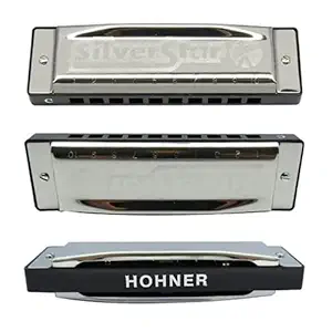 Hohner Silver Star M50401X C-Harmonica, Silver