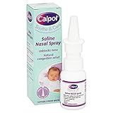 Calpol 0+ Month Saline Nasal Spray Unblocks Nose Natural Congestion Relief