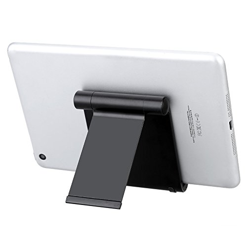 iPad Ständer, HANDSOME Multi-Angle Mini Portable haltbare Aluminium Tablet Ständer Halter für Apple iPad Air/Mini, iPhone 6s/6/5/4, Samsung Galaxy Tab, Samsung Galaxy S6 S5 S4, Anmerkung 5/4/3/2, E-Readers und Smartphones - 4