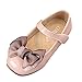 Produktbild feiXIANG Mädchen Slippers Mokassins Kleinkind Säuglings Kinder Baby Bogen Sandalen Segelschuhe Frühling Sommer(Rosa,25)