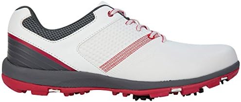 Stuburt 2017 Mens Hydro Sport Golf Shoes - White/Berry - UK 9