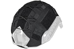 IDOGEAR Taktische Helmtasche für Schnellhelm, Multi-camo-Helmhülle, für Airsoft-Helm, Größe M/L, Militär, Paintball, Jagd, Schießausrüstung – 500D Nylon – ohne Kopfhörer