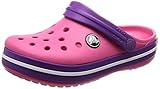 Material exterior: Espuma Crocs Crocband Clog Kids, Zuecos Unisex Niños, Rosa (Paradise Pink/Amethyst), 27/28 EU