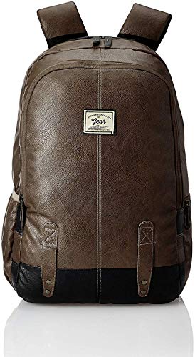 gear leather backpack